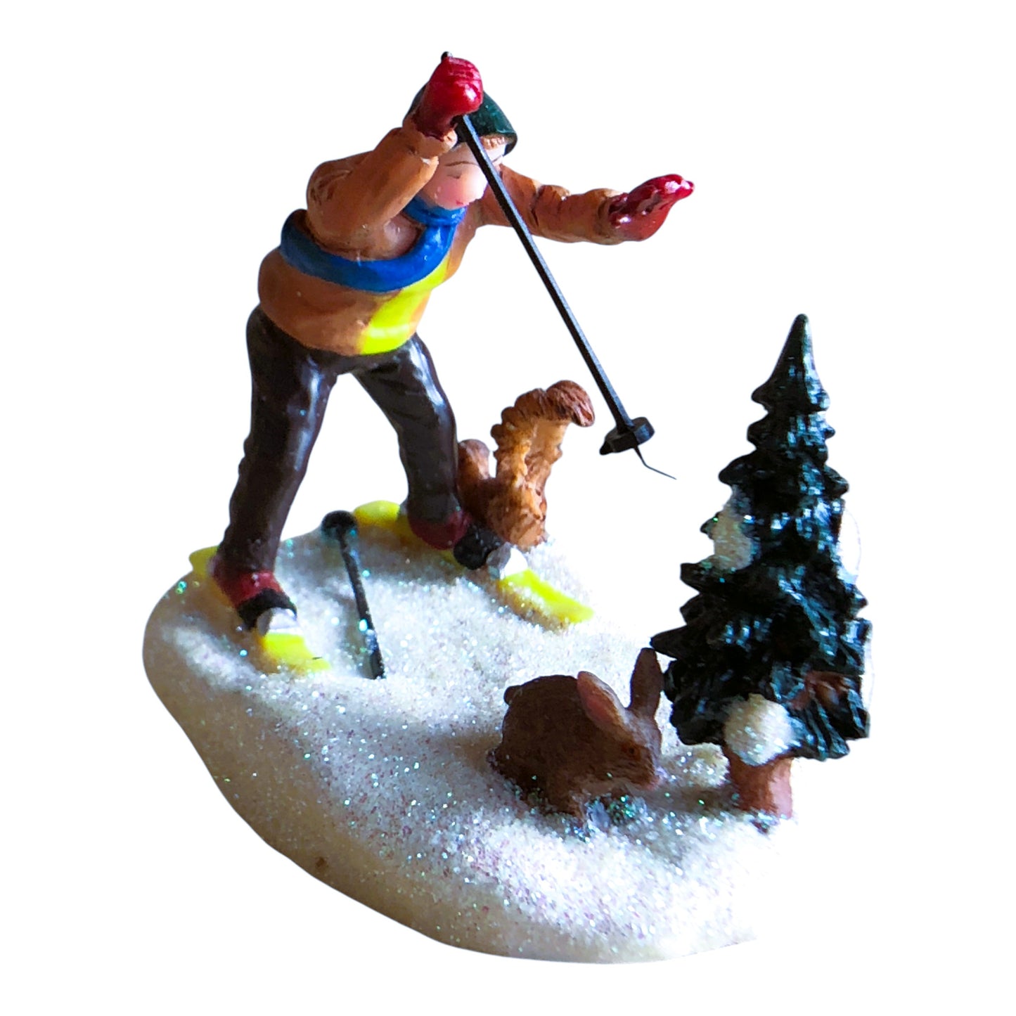 42667 - 3" LEMAX Out of Control Ski Christmas Ornament Figurine|5-11|