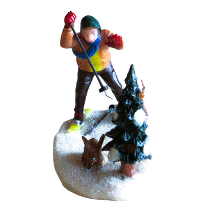 42667 - 3" LEMAX Out of Control Ski Christmas Ornament Figurine|5-11|