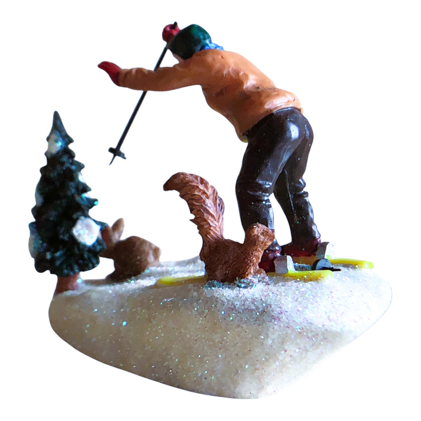 42667 - 3" LEMAX Out of Control Ski Christmas Ornament Figurine|5-11|