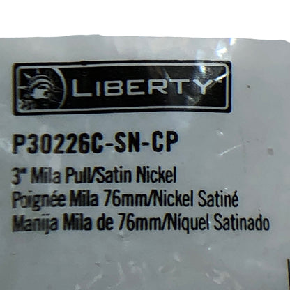 42746 - Liberty 3" Mila Pull Satin Nickel |5-6|