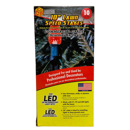 42756 - 10" Lawn Speed Stakes 10ct