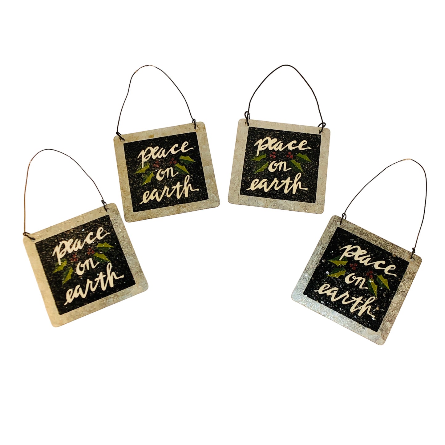 42787 - 4 Pc Peace on Earth Ornament 4" |Pod 2-69|