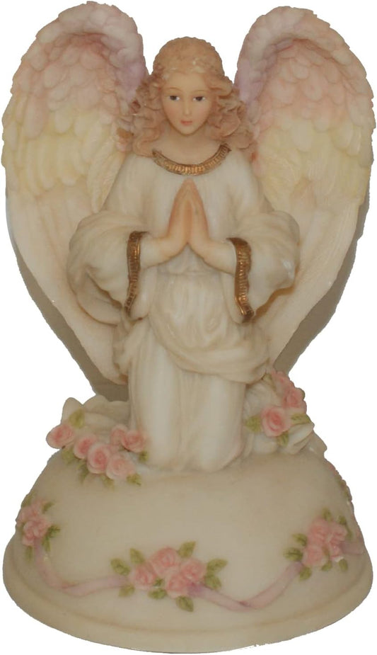 4286 - 7" White Musical Angel Praying Iris The Rainbow's End - |1-10|