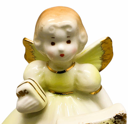 42916 - Josef Originals Birthday Girls Age 5 Yellow Decorative Figurine |2-24|