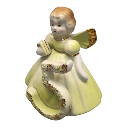 42916 - Josef Originals Birthday Girls Age 5 Yellow Decorative Figurine |2-24|