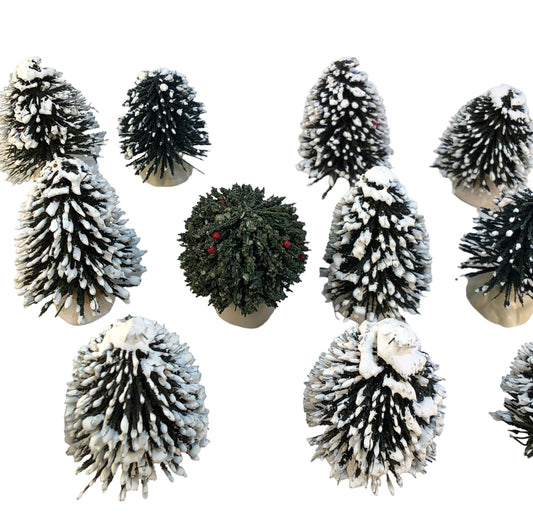 42984 - One Dozen 2-Inch Mini Flocked Trees |TBD|