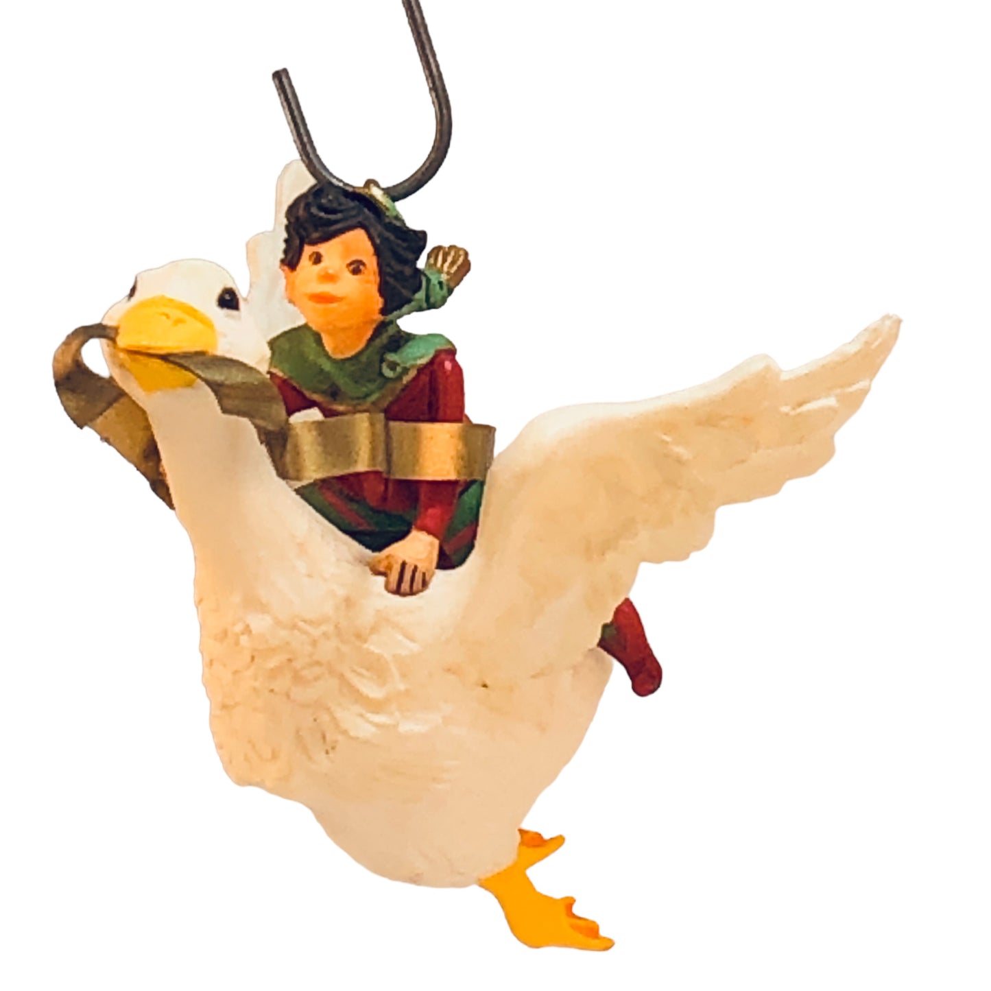 42985 - Hallmark Fantasy Elf Riding Goose Ornament - |Pod 1-11|