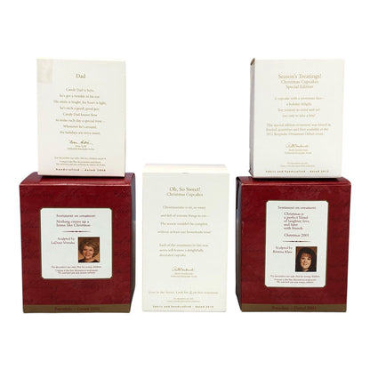 43007 - Lot of Hallmark Dad 2008, A Perfect Blend, Seasons Treating, Cozy Home, Oh, So Sweet Ornaments |Pod 1-66|