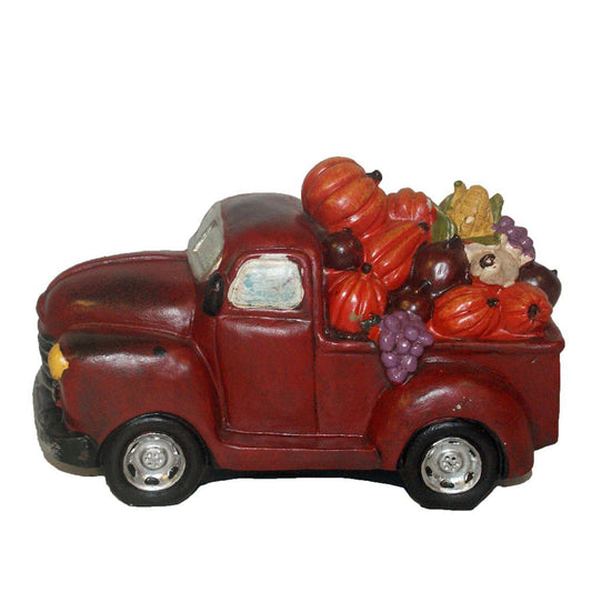 4331 - 7" Red Truck w/ Harvest Pumpkins |Pod 1-5|