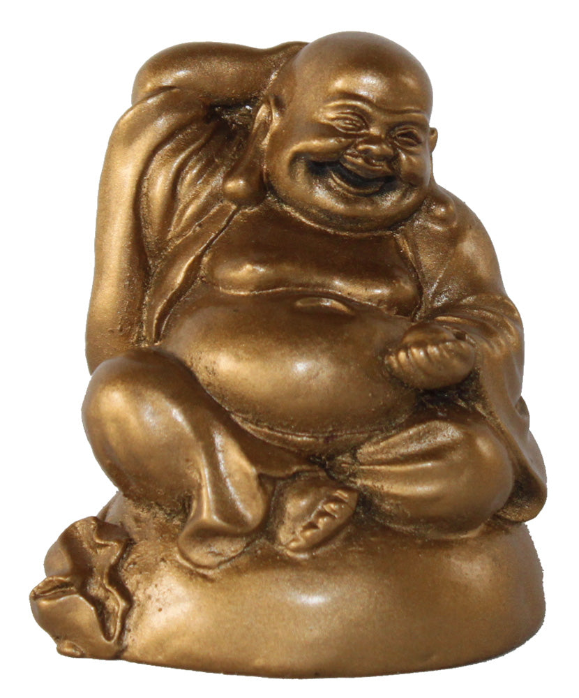 4333 - 2" Golden Buddha - Head Scratch - |X-31|