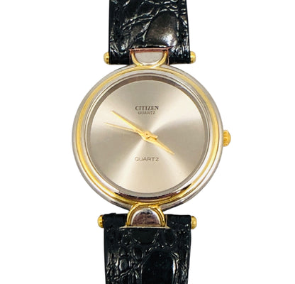 43355 - Citizen Watch Womens Gold Leather Strap |Clear-109|