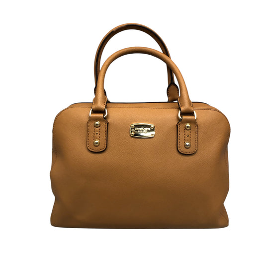 43356 - Michael Kors Leather Satchel Purse Brown |H-49|