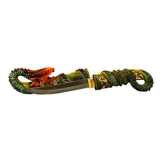 43374- 16" Green Sea Serpent Sword