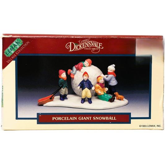 43386 - Dickensvale Porcelain Giant Snowball-Gr-16 : CS BLACKEYEDBLADES