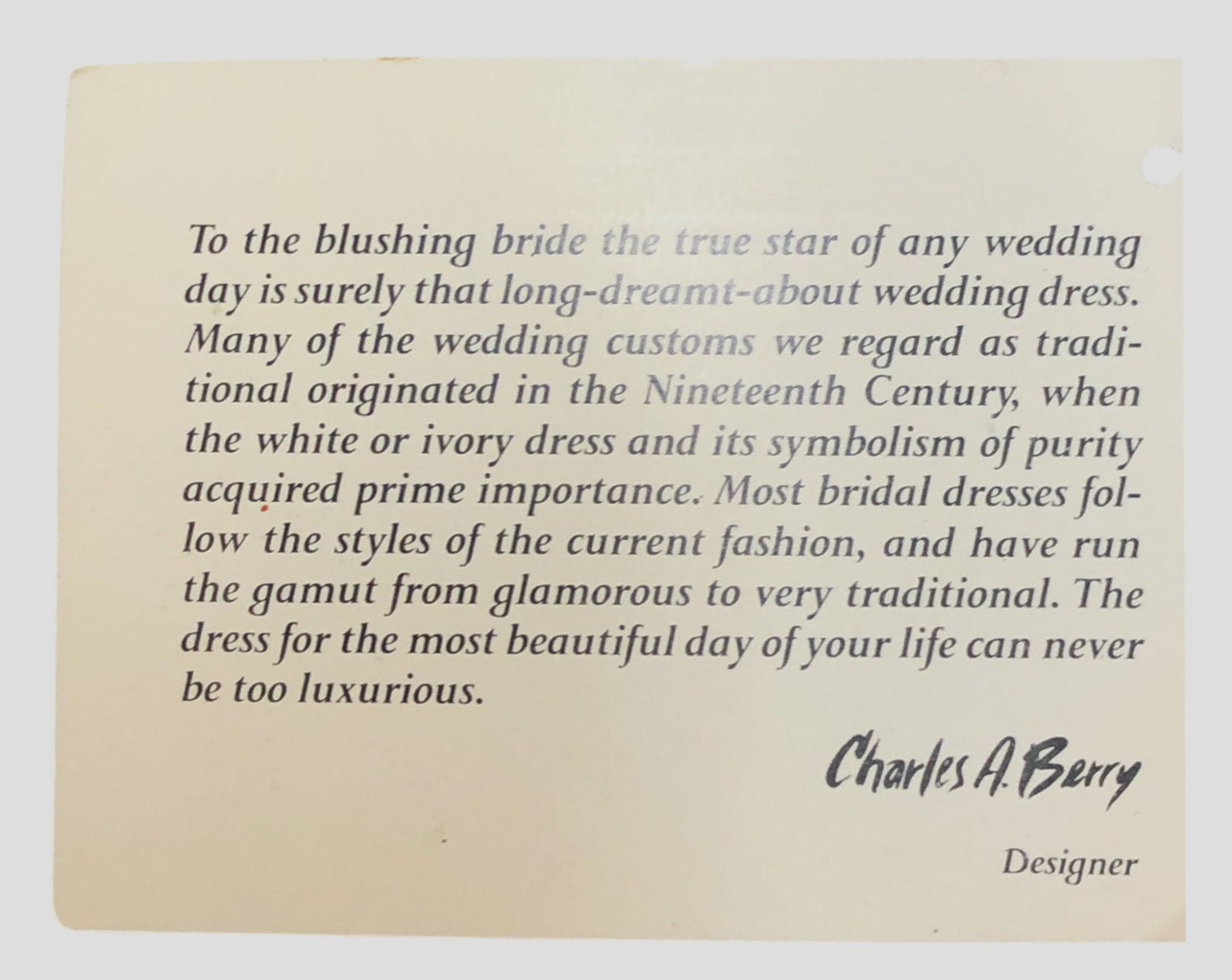 43404-Charles A. Berry Silvestri "The 1920's Bride" Doll COOL BEANS