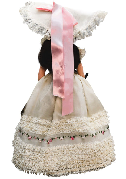 43409-Kais, Inc Carissa Porcelain Doll, With Hat And Fan-X-77 : CS COOL BEANS