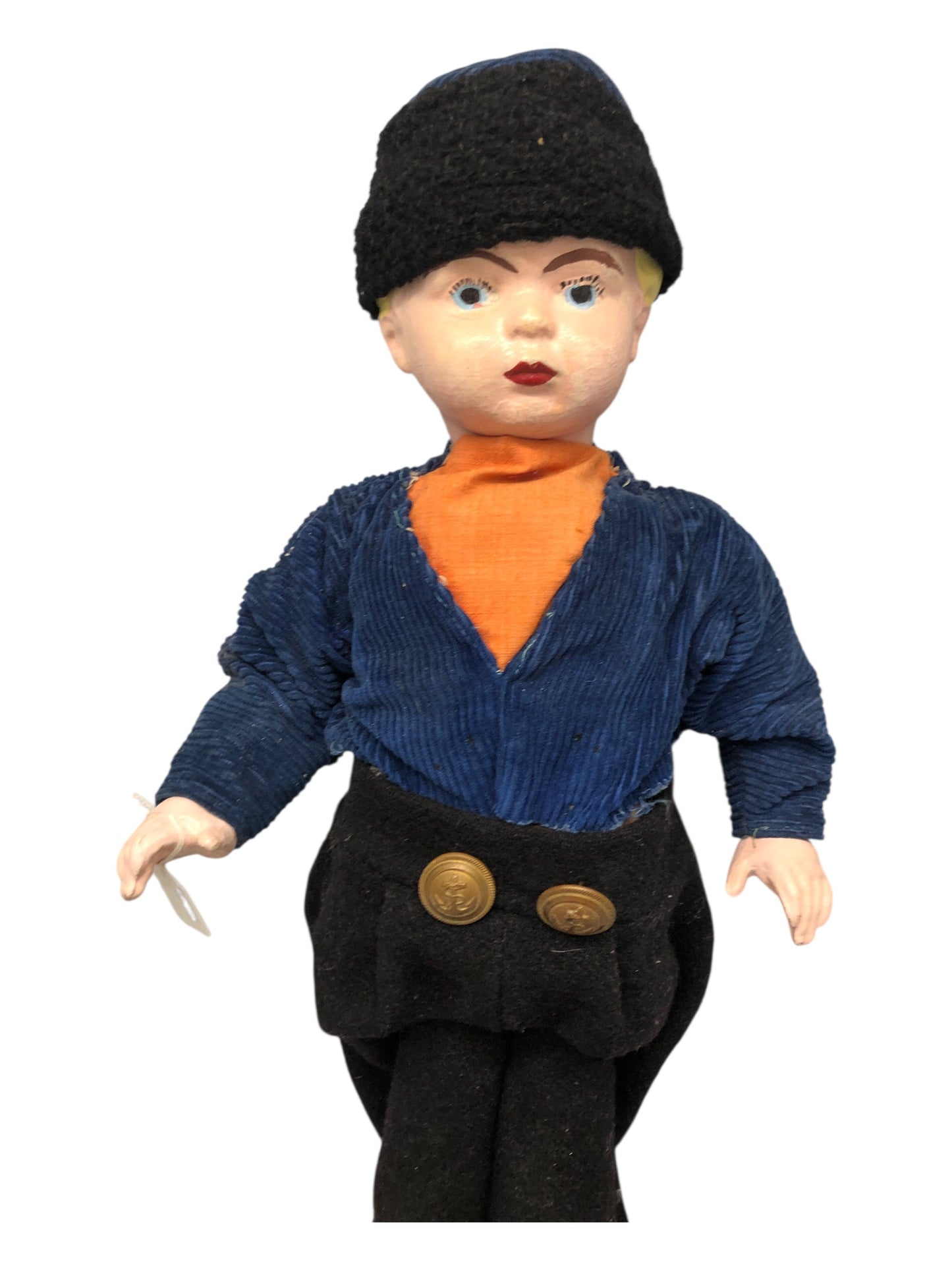 43415- Wooden 1930-1940 Walking Dutch Doll - X-80 : CS UNEARTHED
