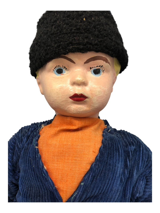 43415- Wooden 1930-1940 Walking Dutch Doll - X-80 : CS UNEARTHED