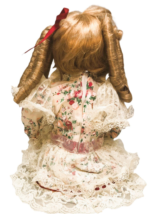 43419-Marian Yu Designs Yellow Flower Dressed Doll x-59