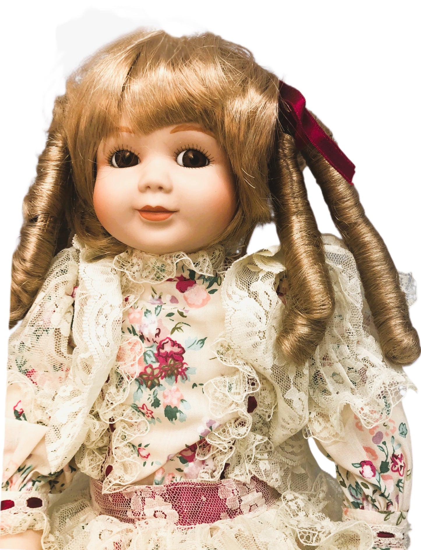 43419-Marian Yu Designs Yellow Flower Dressed Doll x-59