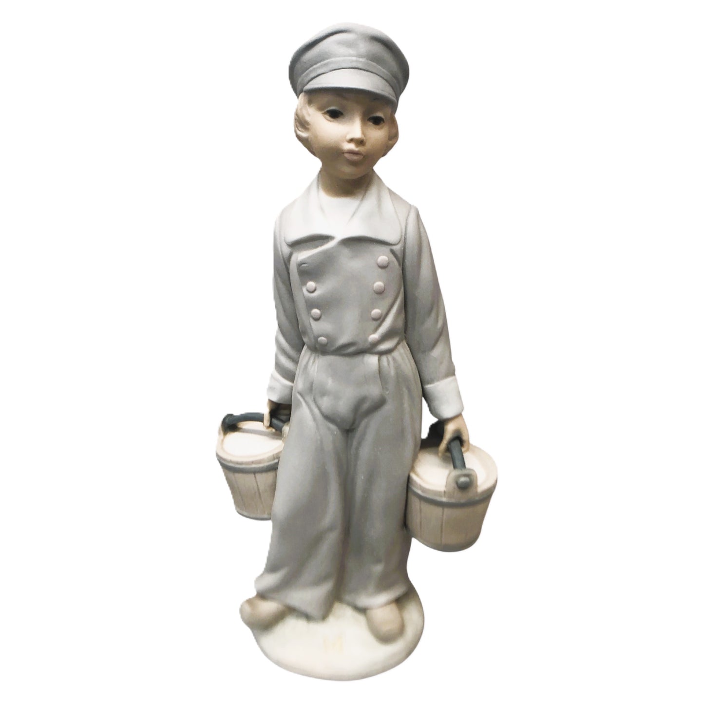 43430 - Lladro-Retired-Dutch Boy Carrying Pails of Milk - |X-82|