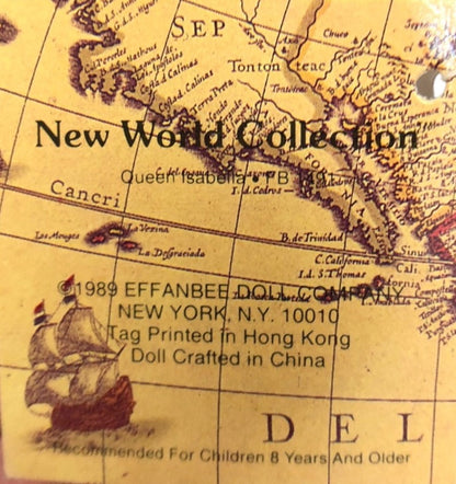 43455-Vintage Queen Isabella Effanbee New World Collection |X-86|