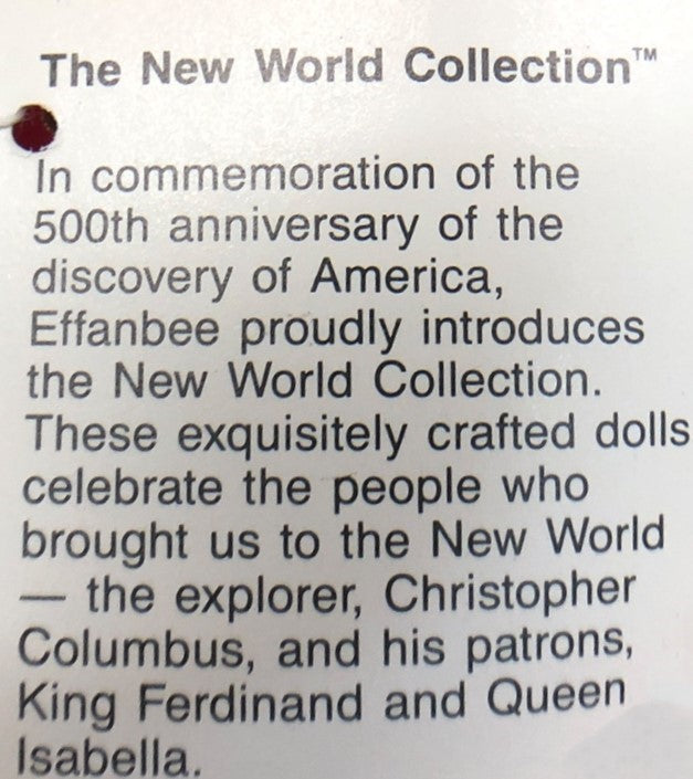 43455-Vintage Queen Isabella Effanbee New World Collection |X-86|