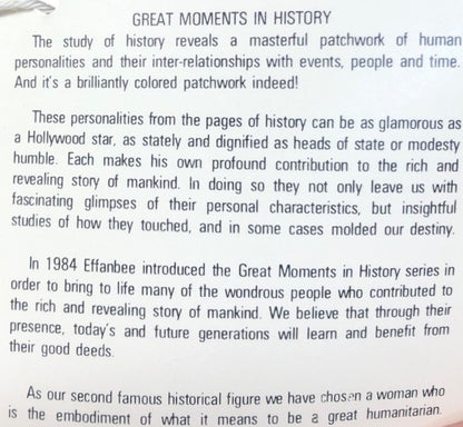 43457- Effanbee President's Collection Eleanor Roosevelt |X-78|