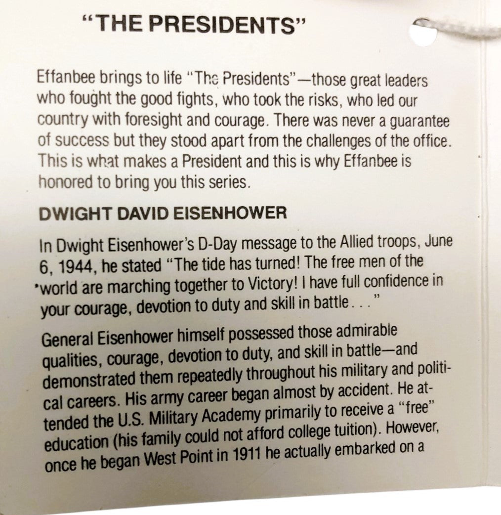 43461 - Effanbee Vintage Dwight D Eisenhower Collector's Doll |X-85|