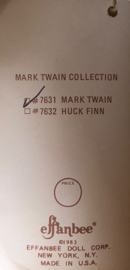 43462-Vintage Effanbee Mark Twain Doll
