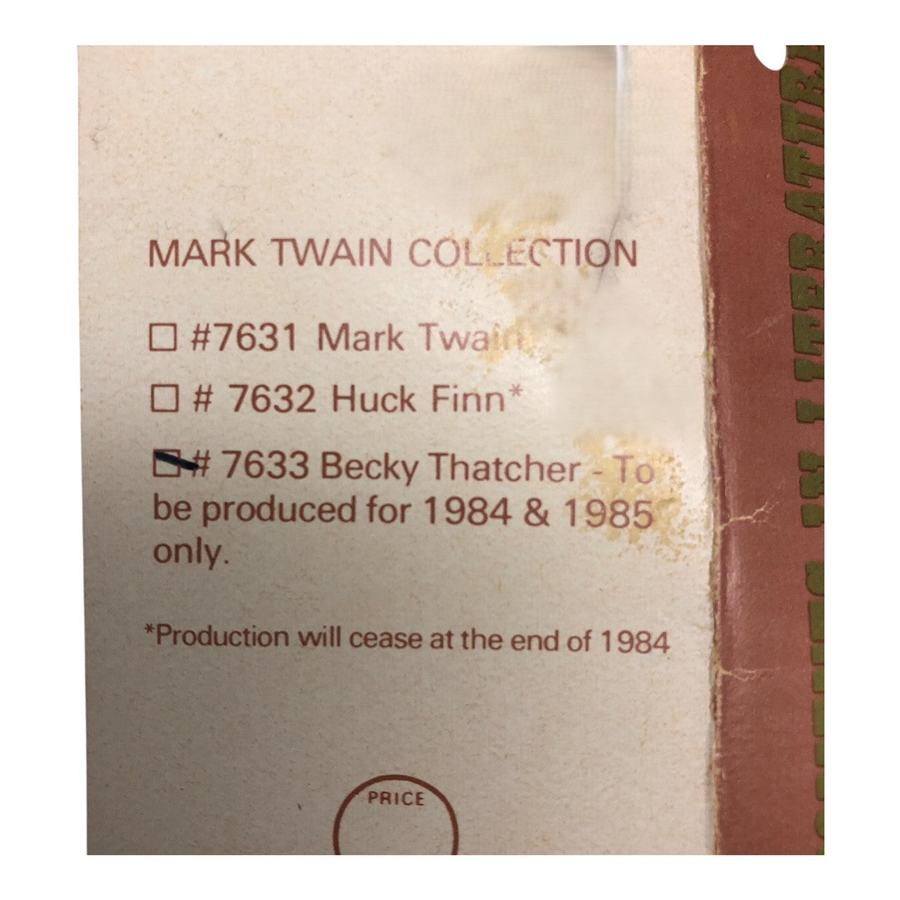 43464 - Vintage Effanbee Mark Twain Becky Thatcher Doll |X-91|