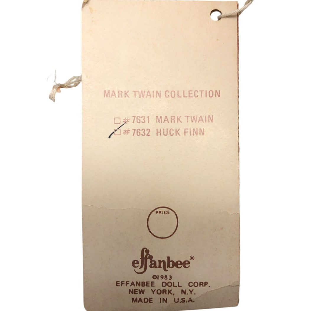 43465 - Vintage Huck Finn Effanbee Collector Doll For Kids Toys |X-91|