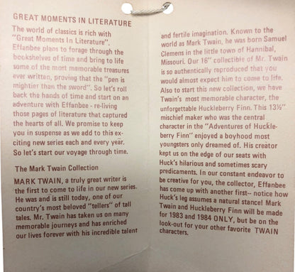 43465 - Vintage Huck Finn Effanbee Collector Doll For Kids Toys |X-91|