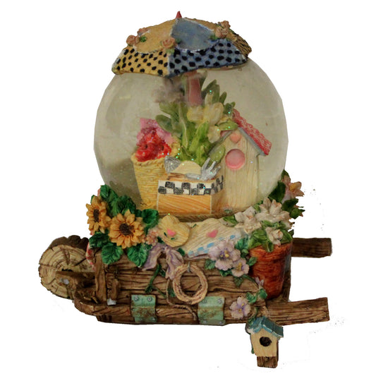 4354 - 6.5" Color Flower Cart Musical - |H-15|
