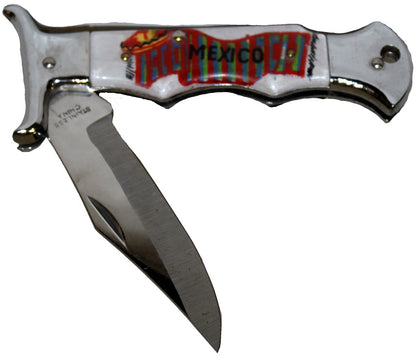4408 - Set of Two 4.5" Closed Stainless Blade Mexico Knife |102||Store|