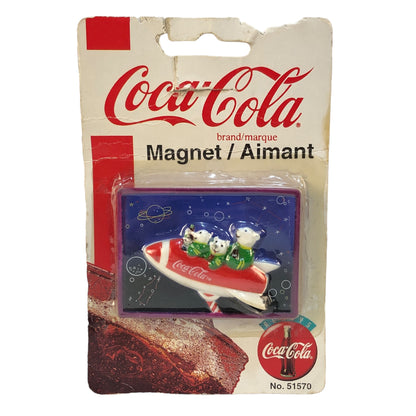 4424 - Coca Cola Magnet Bears Rocket - |H-46|
