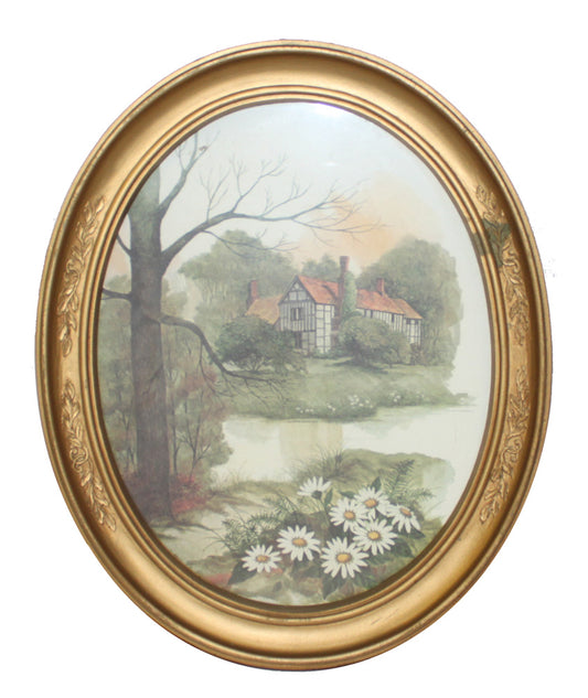 4446 - 11" Oval House on River - |5-1|