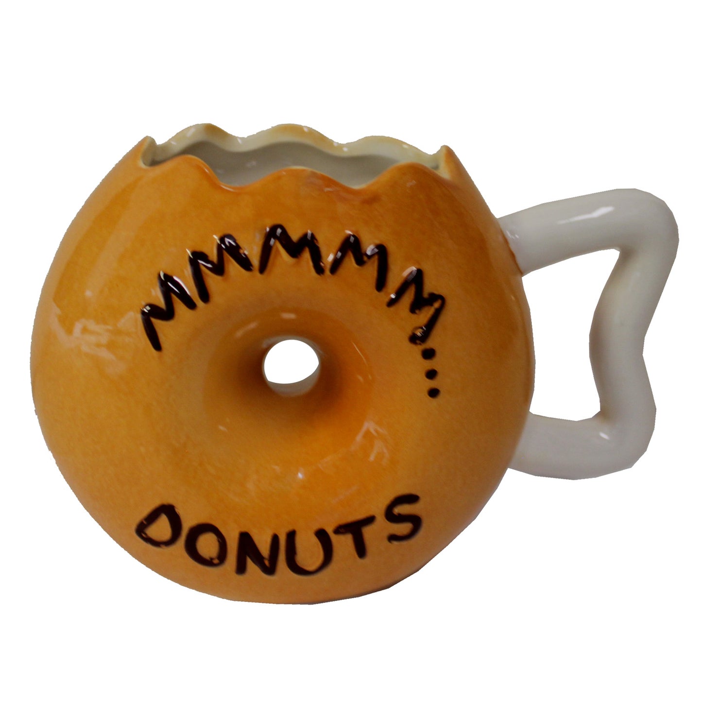 4514 - Set of Four 16 oz Frosted Donut Mug A “Hole” New Way to Enjoy Coffee |4-24|