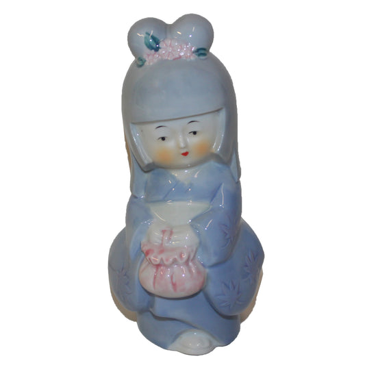 4550 - 6" Color Porcelain Geisha - With Purse - |X-25|