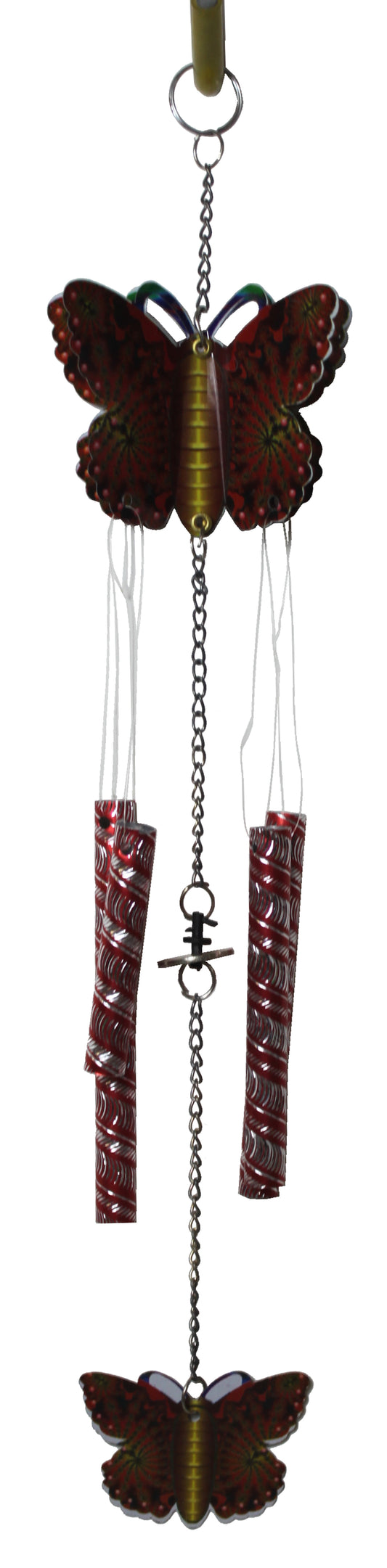 4555 - Red Butterfly Laser Windchime |17-30|
