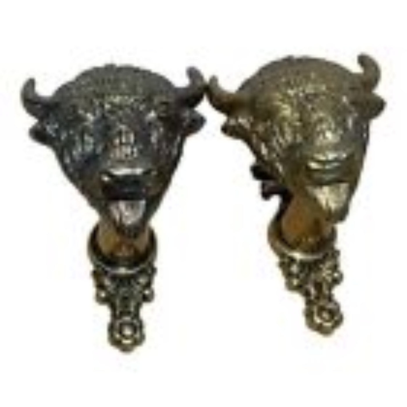 4564 - Buffalo Brass Coat Hat Hanger Pair |4-15|
