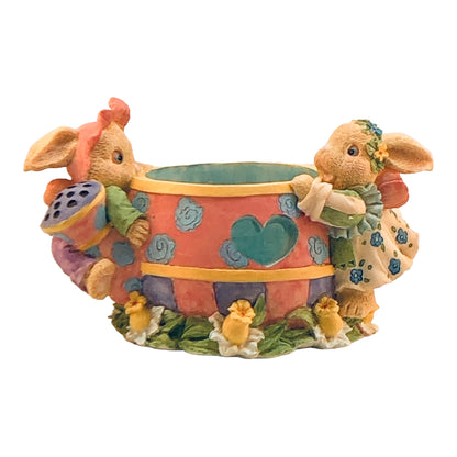 4578 - Watering Can Bunny Trinket Dish - |H-43|