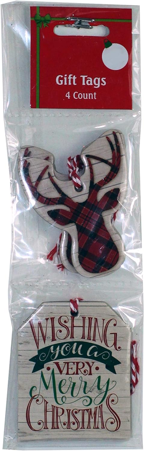 4596 - Wood Christmas Gift Tags - [DVD#3]
