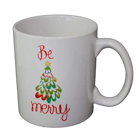 4669 - 24 oz Be Merry Coffee Mug - |Pod 2-20|