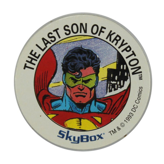 4702 - Vintage 1993 POG Style Milk Cap The Last Son of Krypton Skycap - |FR| SENT FOR LIST 3/26 CC