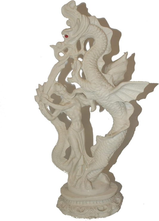 4716 - 14" White Man - Fighting Dragon - |X-50|