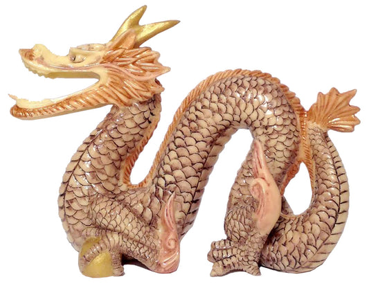 4727 - 7" Faux Ivory Dragon - Winding - |Z-55|