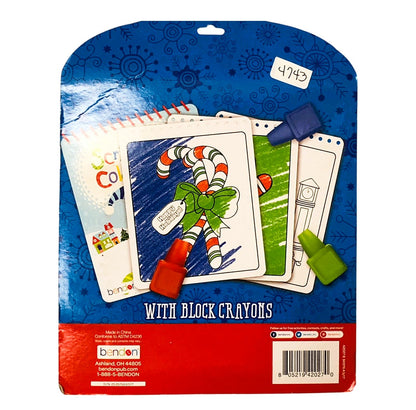 4743 - Scribble & Color Book Snowman 9" Kids Fun |2-16|