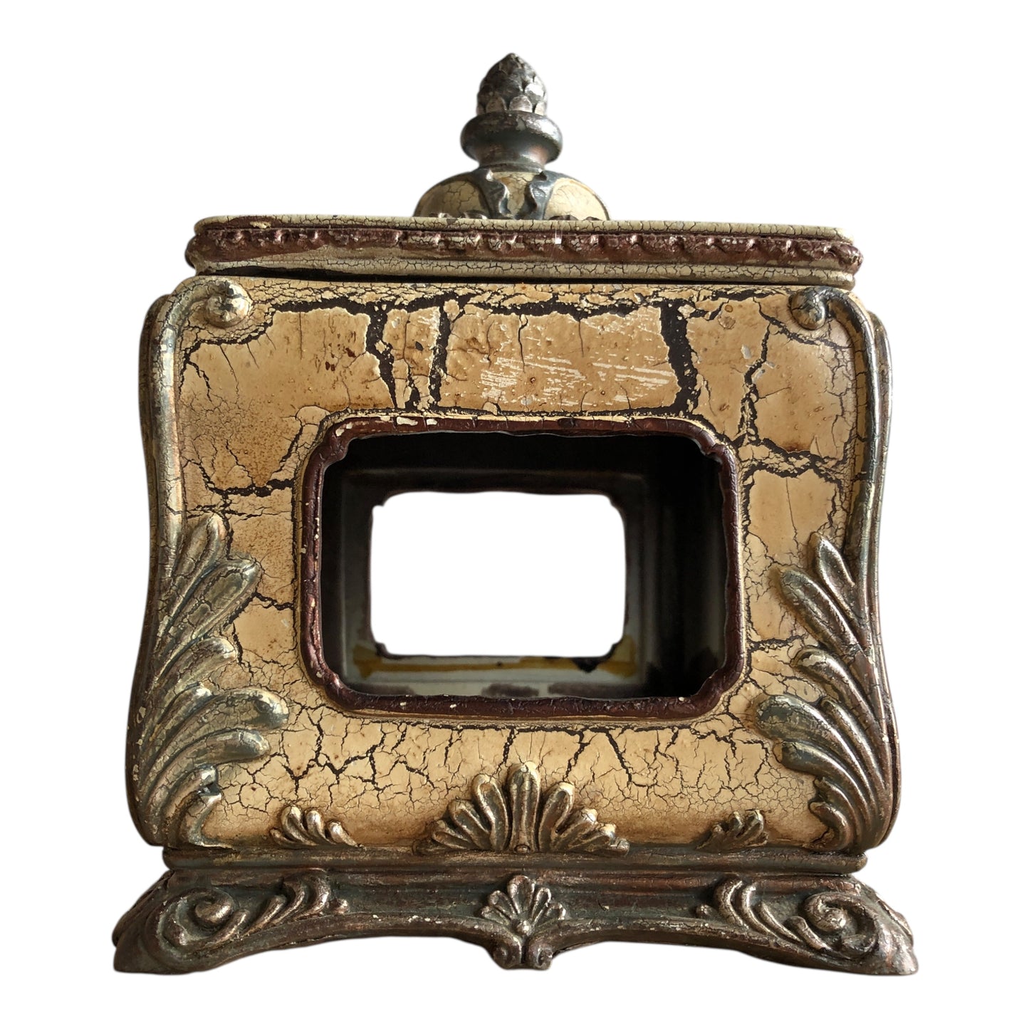 4807 - 4.5" Square Fancy Box w/Lid - |19-19|