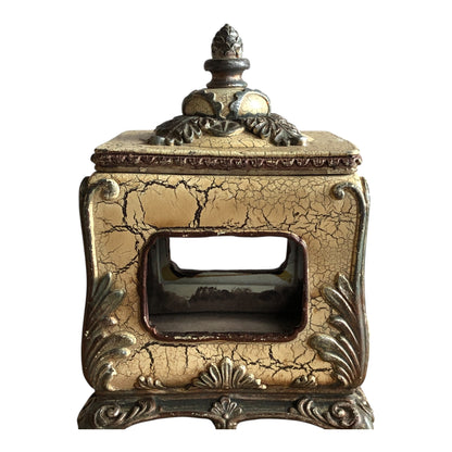 4807 - 4.5" Square Fancy Box w/Lid - |19-19|
